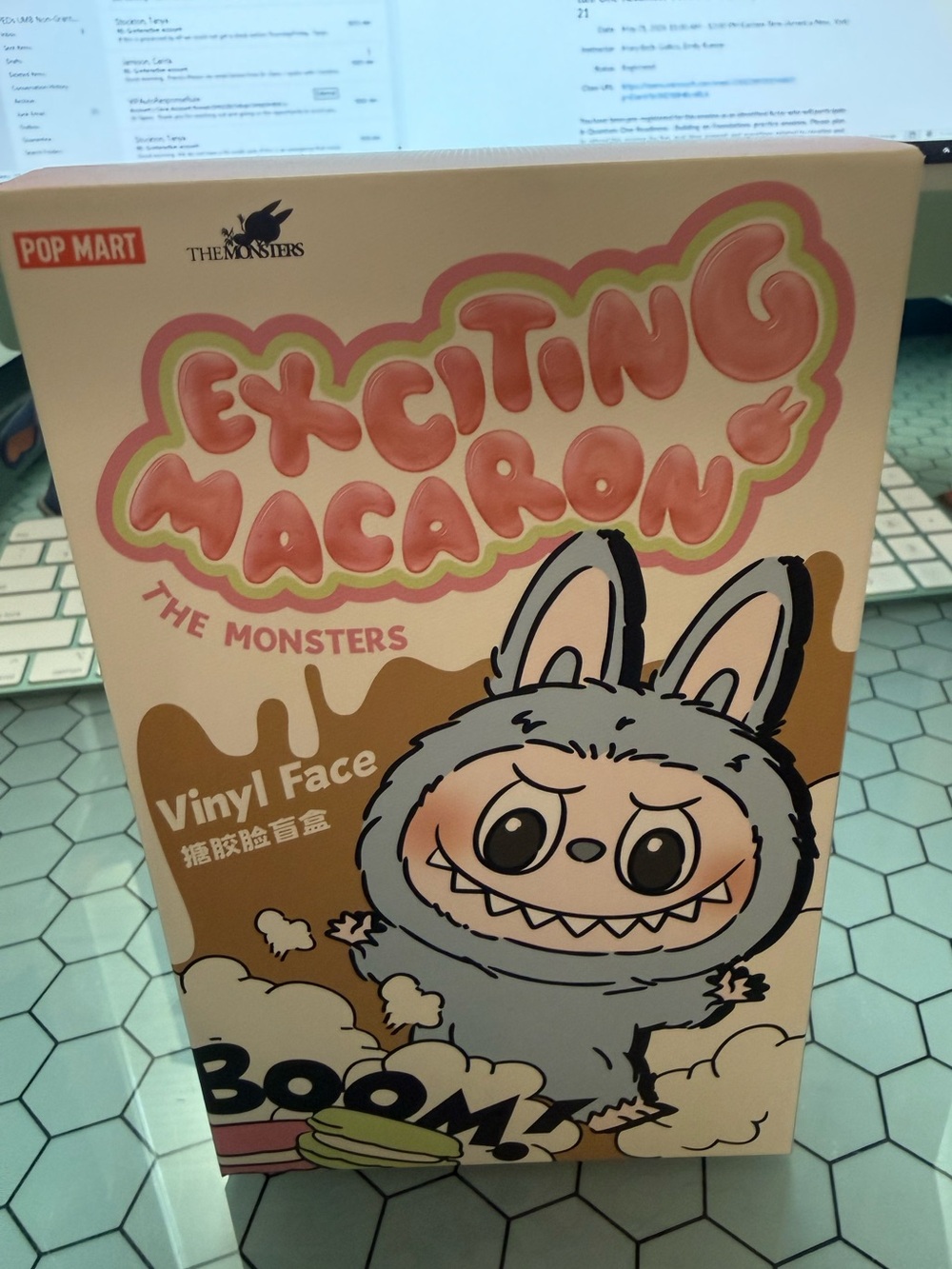Exciting macaron labubu